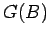 $ {\mathcal G}(B)$