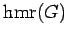 $ {{\rm hmr}}(G)$