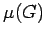 $ \mu(G)$