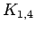 $ K_{1,4}$