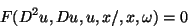 \begin{displaymath}
F(D^2u,Du,u,x/\eps,x,\omega)=0
\end{displaymath}