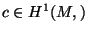 $c\in H^1(M,\R)$