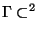 $\Gamma\subset\R^2$