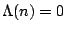 $\Lambda(n)=0$