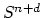 $ S^{n+d}$