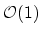 $ \mathcal{O}(1)$