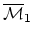 $ \overline{\mathcal{M}}_1$