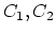 $ C_1,C_2$
