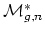 $ \mathcal{M}_{g,n}^*$
