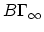 $ B\Gamma_\infty$