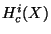 $ H^i_c(X)$