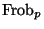 $ {\mathrm{Frob}}_p$