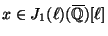 $ x
\in J_1(\ell)(\overline{\mathbb{Q}})[\ell]$