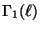 $ \Gamma_1(\ell)$