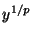 $ y^{1/p}$