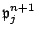 $ \mathfrak{p}_j^{n+1}$