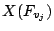 $ X(F_{v_j})$