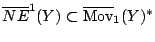 $ \overline{NE}^1(Y) \subset \overline{{\mathrm{Mov}}}_1(Y)^*$