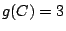 $ g(C)=3$